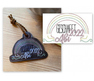 Alles wird gut FREEBIE 2 - Anhänger ITH - Geschafft - Abi 2022